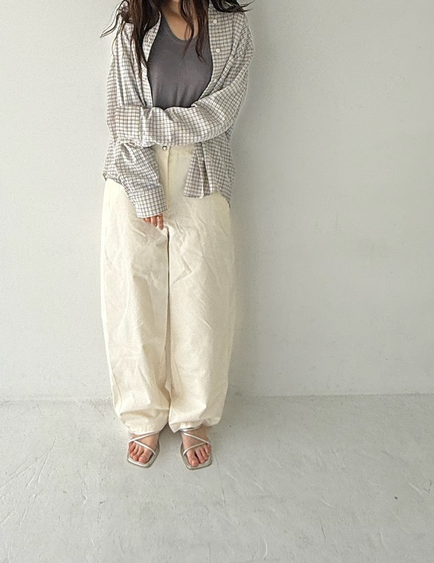 natural cotton pants