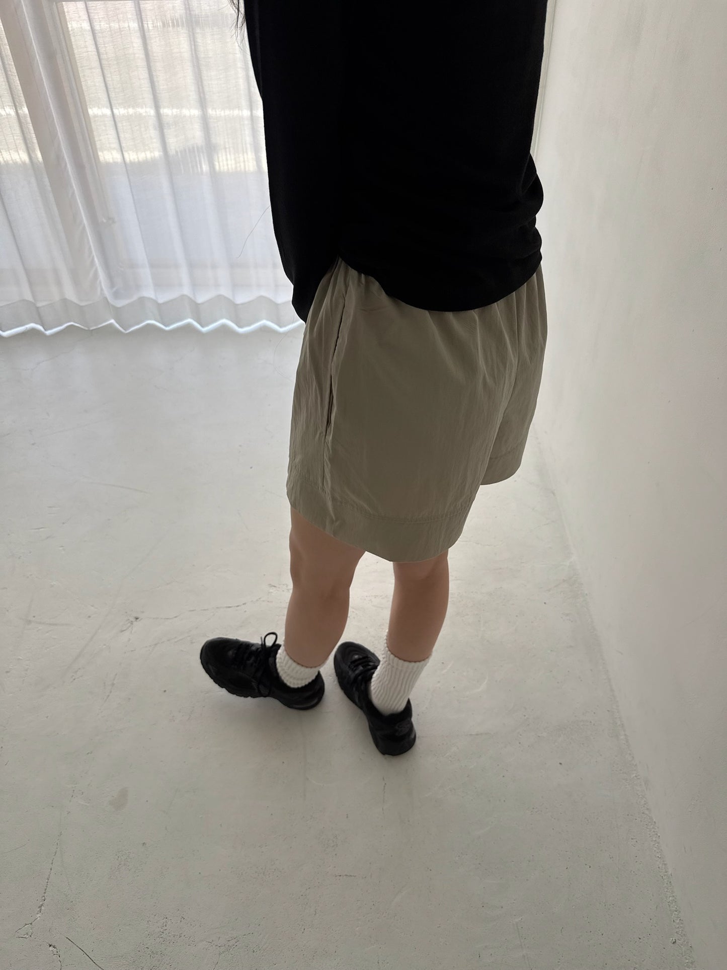 nylon cotton half pants