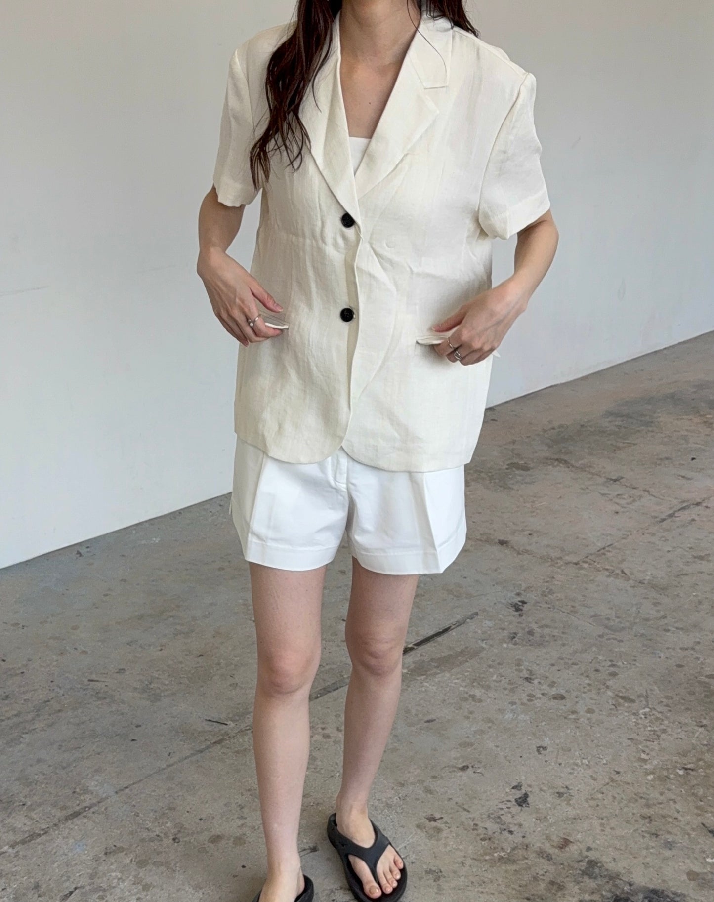 linen summer jacket
