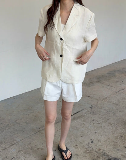linen summer jacket
